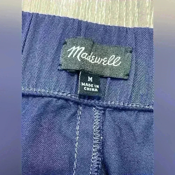 Madewell Navy Floral Flower Embroidered Shorts M - Picture 5 of 8